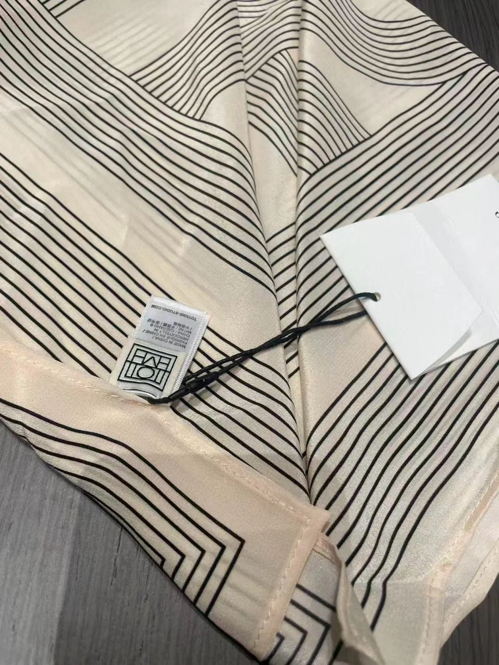 Toteme silk scarf